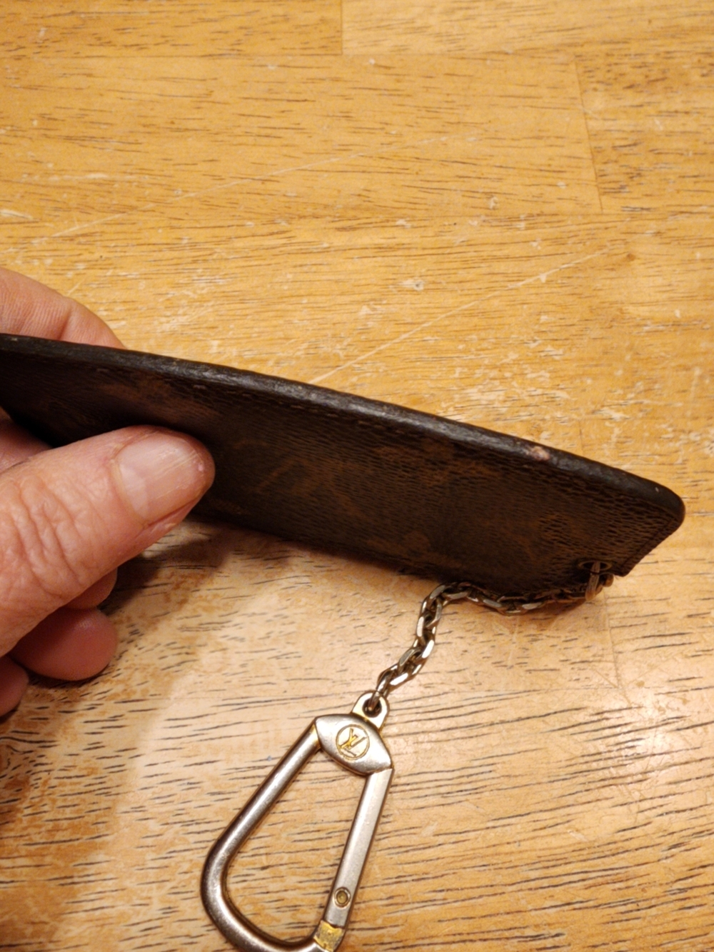 vintage Louis Vuitton Monogram Canvas Pochette Cles key pouch and coin purse. - Picture 7 of 15